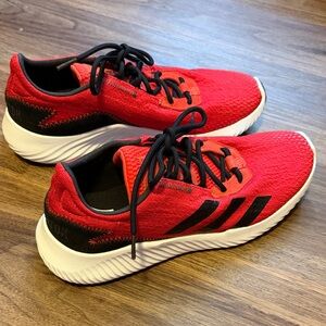 Adidas Red and Black Sneakers